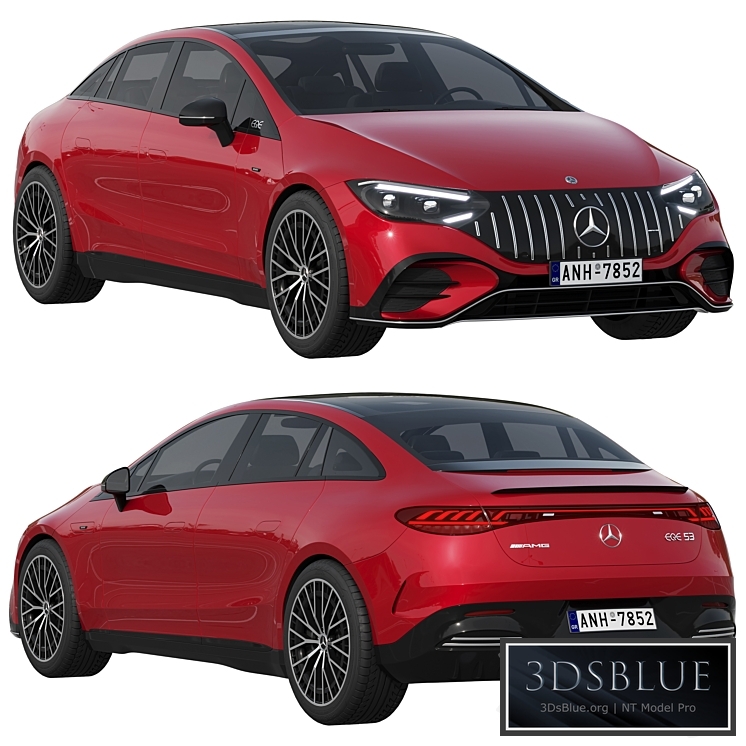 Mercedes-Benz EQE 53 AMG 3DS Max - thumbnail 3