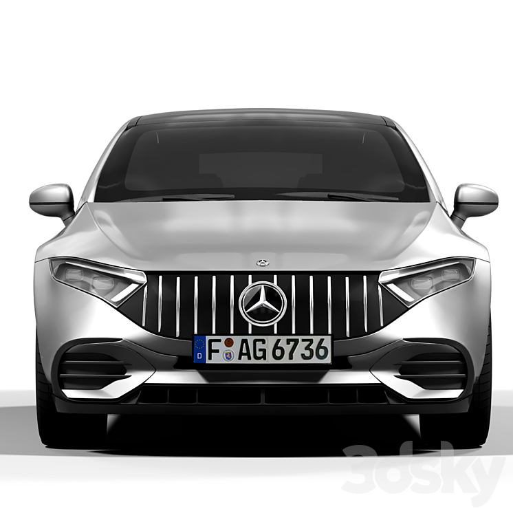 Mercedes-Benz-EQE_53_AMG 3DS Max Model - thumbnail 2