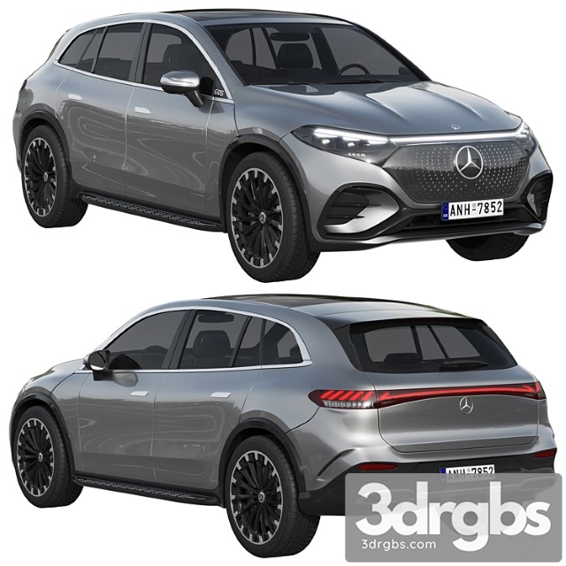 Mercedes-benz eqs suv 2023 3dsmax Download - thumbnail 1