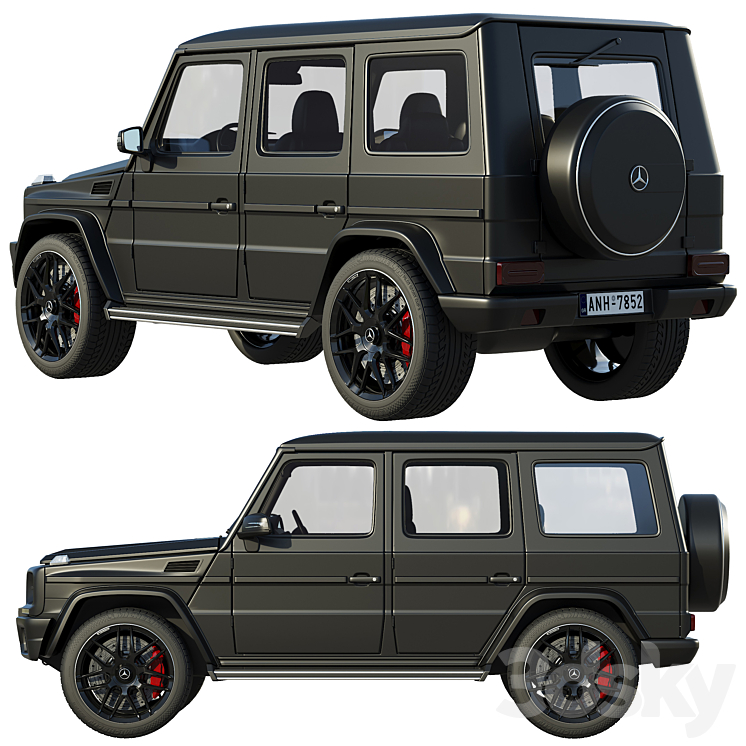 Mercedes-Benz G-Class 3DS Max - thumbnail 2