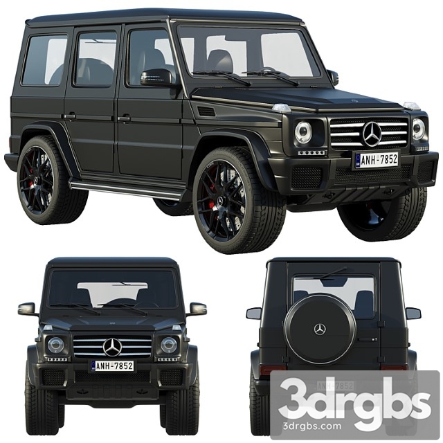 Mercedes Benz G Class 3dsmax Download - thumbnail 1