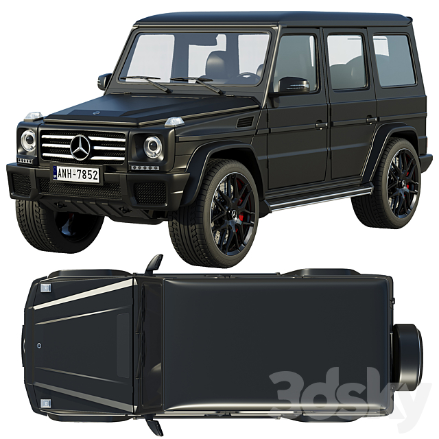 Mercedes-Benz G-Class 3DSMax File - thumbnail 3