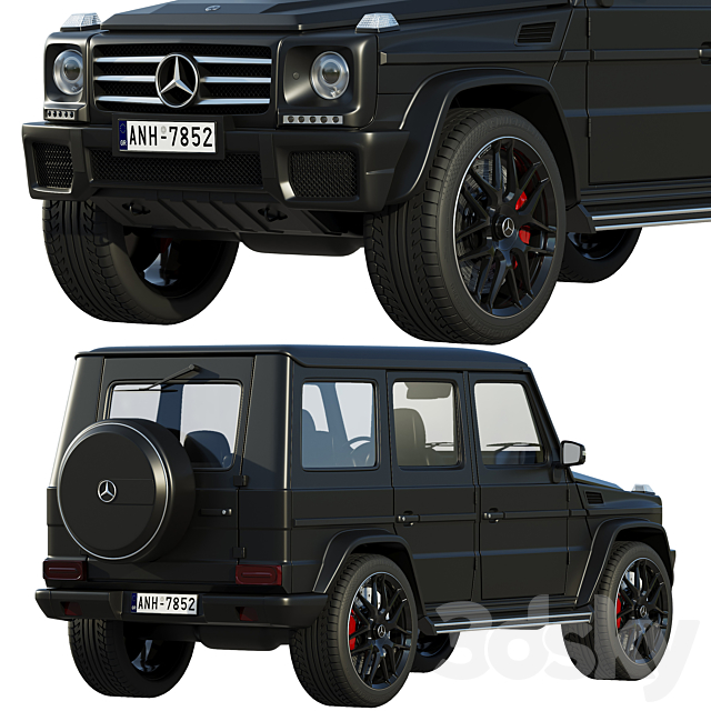 Mercedes-Benz G-Class 3DSMax File - thumbnail 4