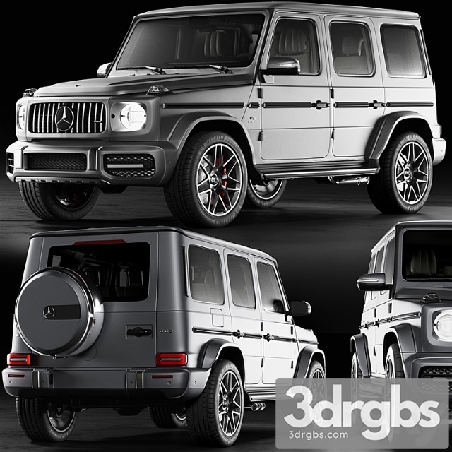 Mercedes-benz g63 amg 3dsmax Download - thumbnail 1