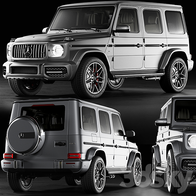 Mercedes-Benz G63 AMG 3DSMax File - thumbnail 1