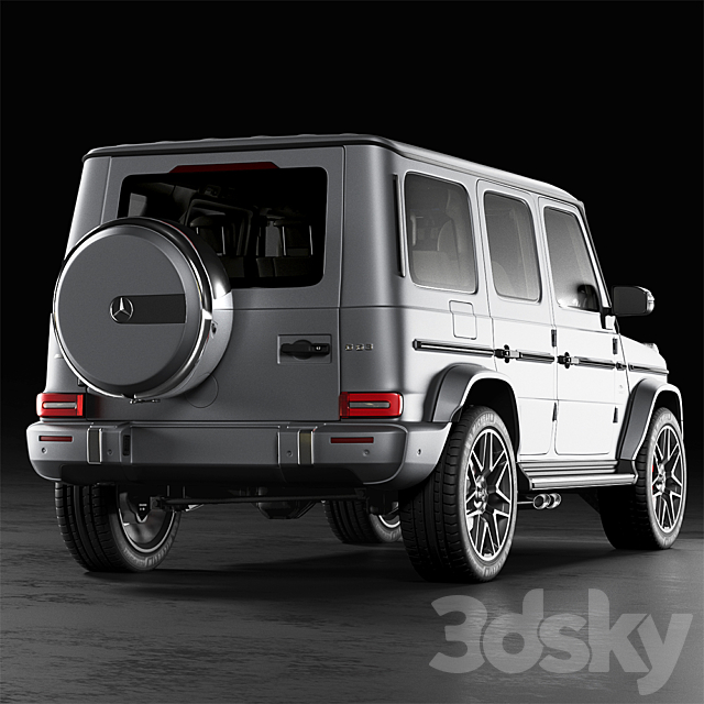 Mercedes-Benz G63 AMG 3DSMax File - thumbnail 3