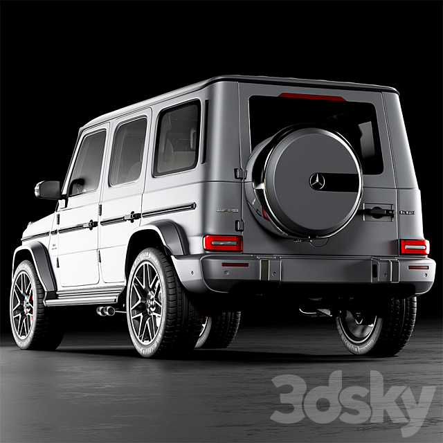 Mercedes-Benz G63 AMG 3DSMax File - thumbnail 4