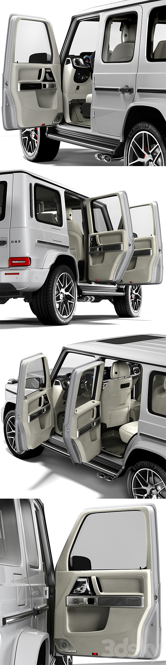 Mercedes-Benz G63 AMG 3DSMax File - thumbnail 4