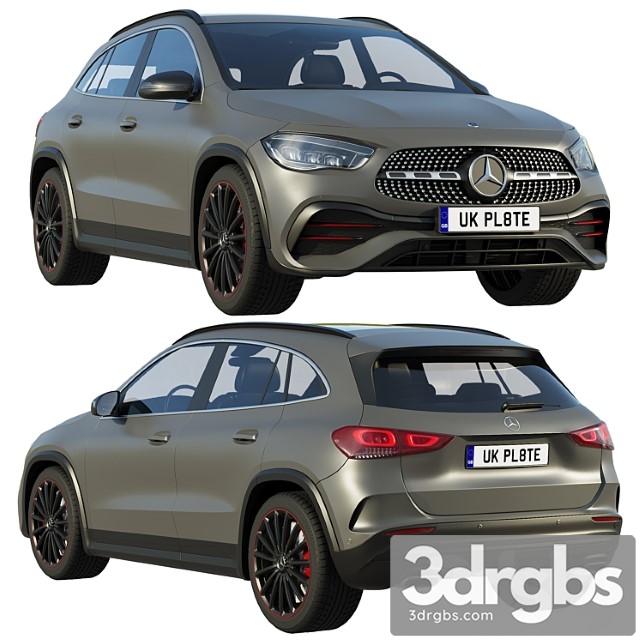 Mercedes-benz gla 2020 3dsmax Download - thumbnail 1