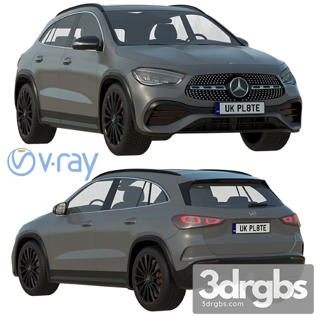 Mercedes Benz GLA 2020 3dsmax Download - thumbnail 1