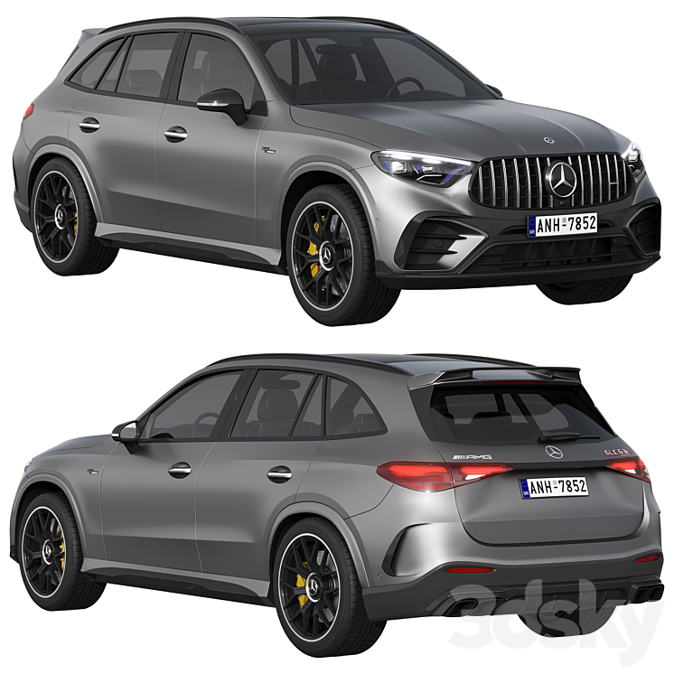 Mercedes-Benz GLC63 S AMG E Performance 2023 3DS Max Model - thumbnail 1