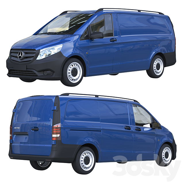 Mercedes Benz Metris 2016 3DSMax File - thumbnail 1