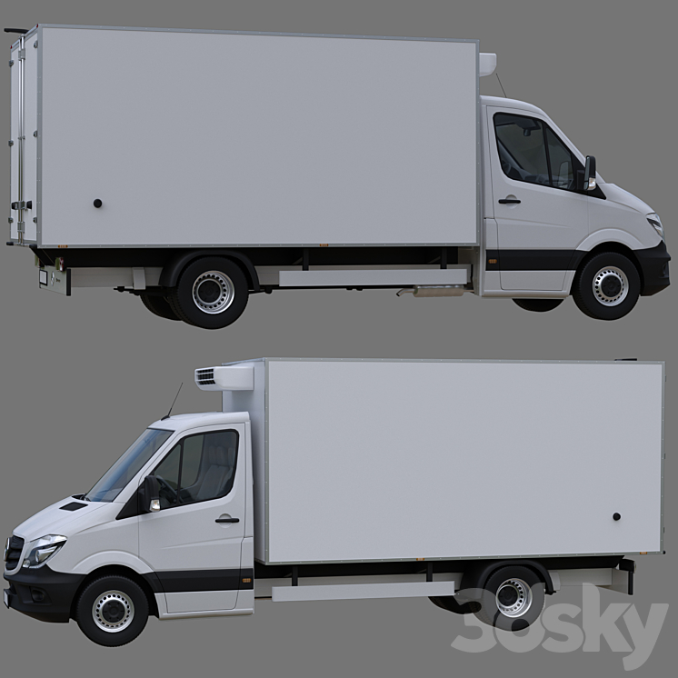 Mercedes-Benz Sprinter Ref 2015 3DS Max Model - thumbnail 2