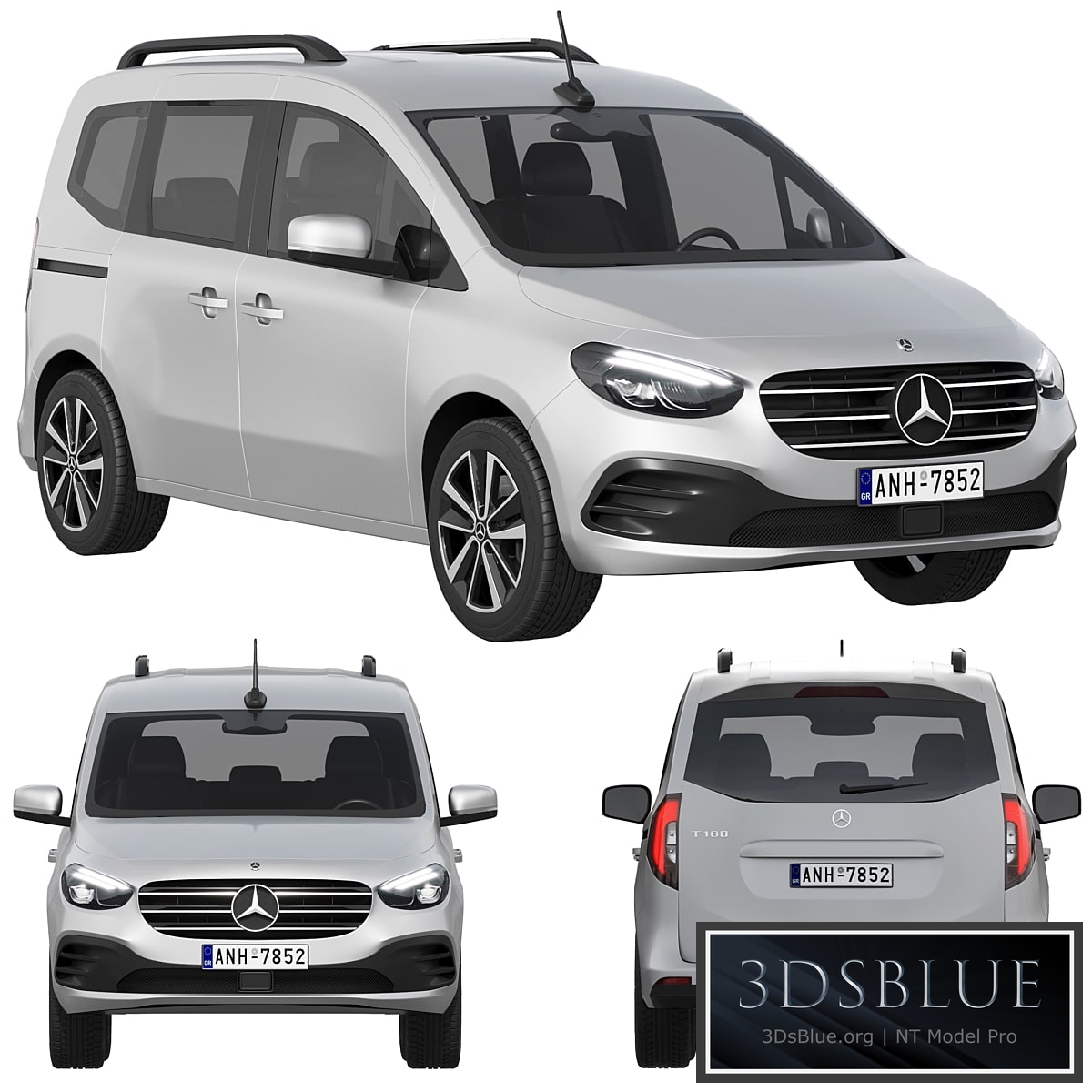 Mercedes-Benz T class 3DS Max - thumbnail 3