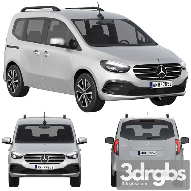 Mercedes-benz t class 3dsmax Download - thumbnail 1