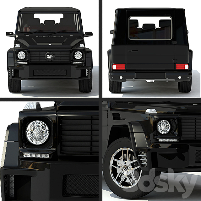 Mercedes G class 2013 3DSMax File - thumbnail 2