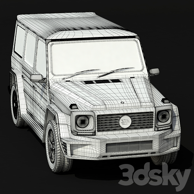 Mercedes G class 2013 3DSMax File - thumbnail 3