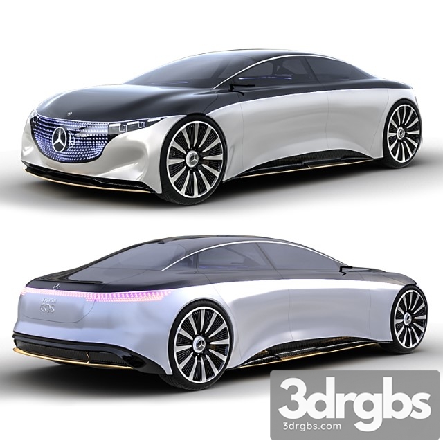 Mercedes vision eqs 3dsmax Download - thumbnail 1