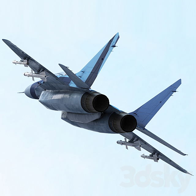 MiG-29 3DS Max Model - thumbnail 3