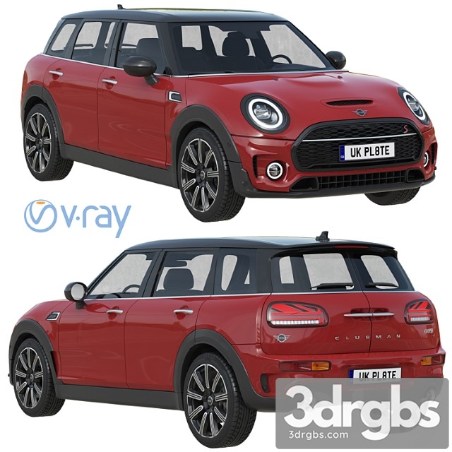 Mini Clubman 2022 2 3dsmax Download - thumbnail 1