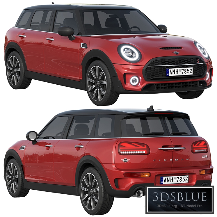 Mini Clubman 2022 3DS Max - thumbnail 3