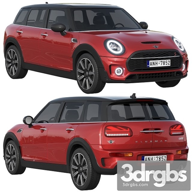 Mini Clubman 2022 3dsmax Download - thumbnail 1