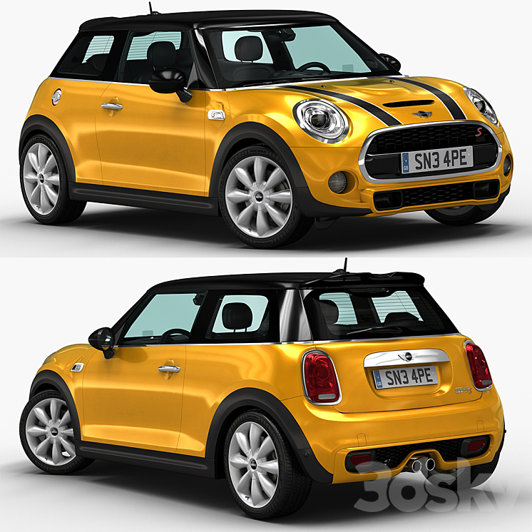 Mini Cooper S 3DS Max - thumbnail 1