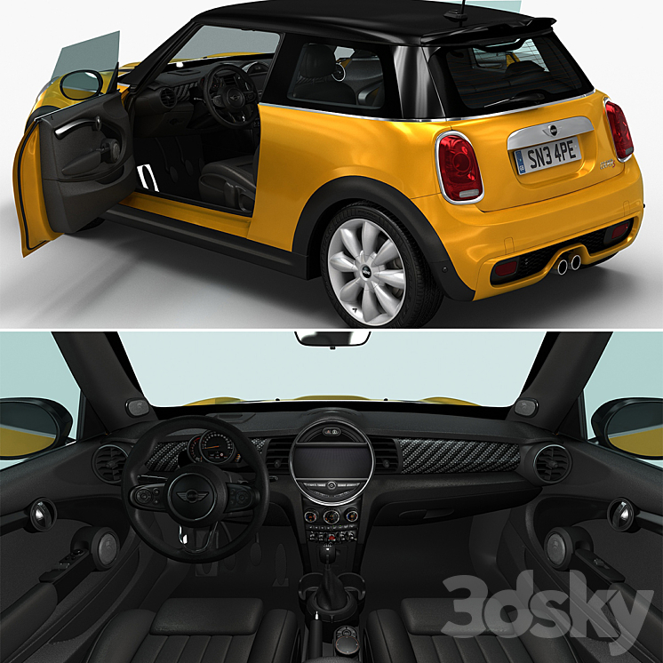 Mini Cooper S 3DS Max - thumbnail 2