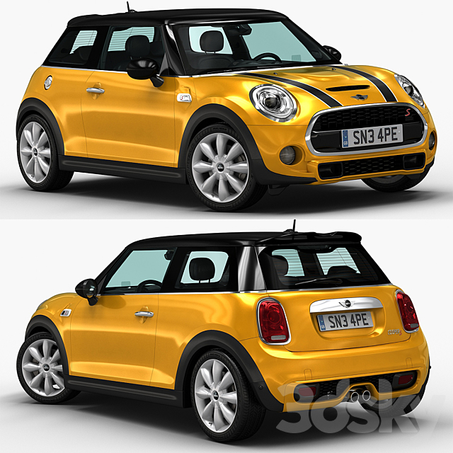 Mini Cooper S 3DSMax File - thumbnail 1