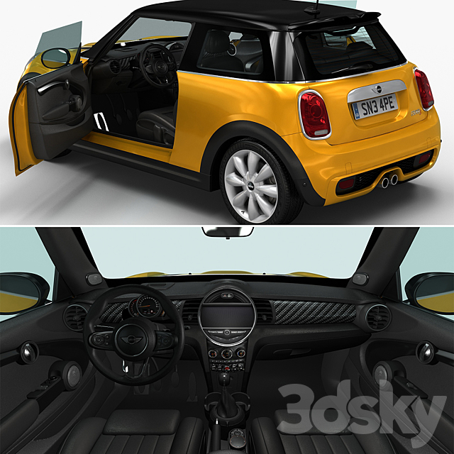 Mini Cooper S 3DSMax File - thumbnail 2