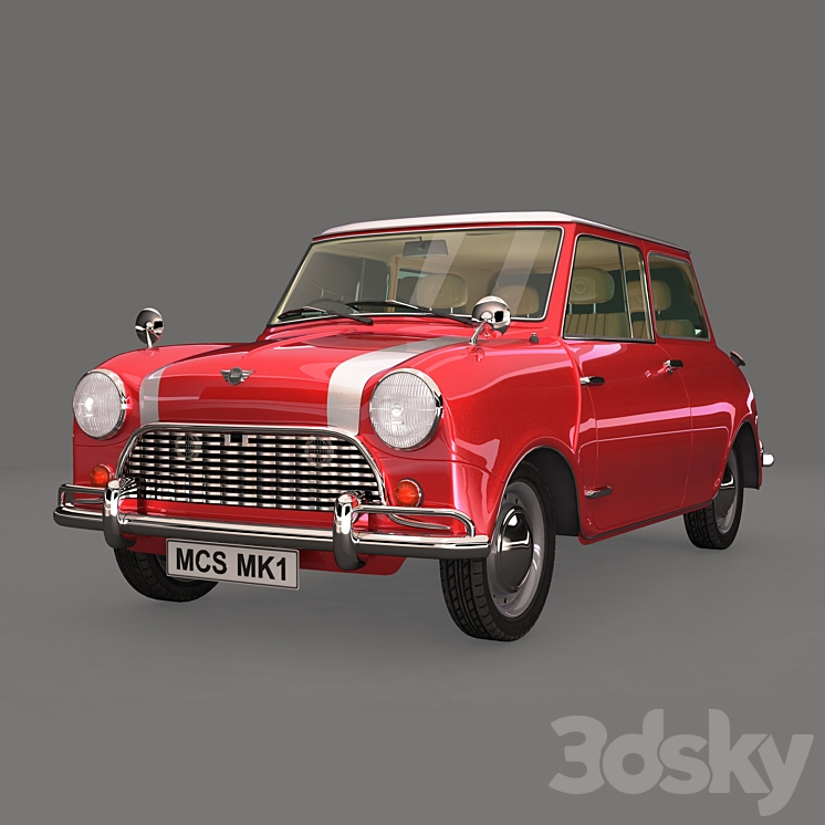 Mini Cooper S MK1 3DS Max - thumbnail 1