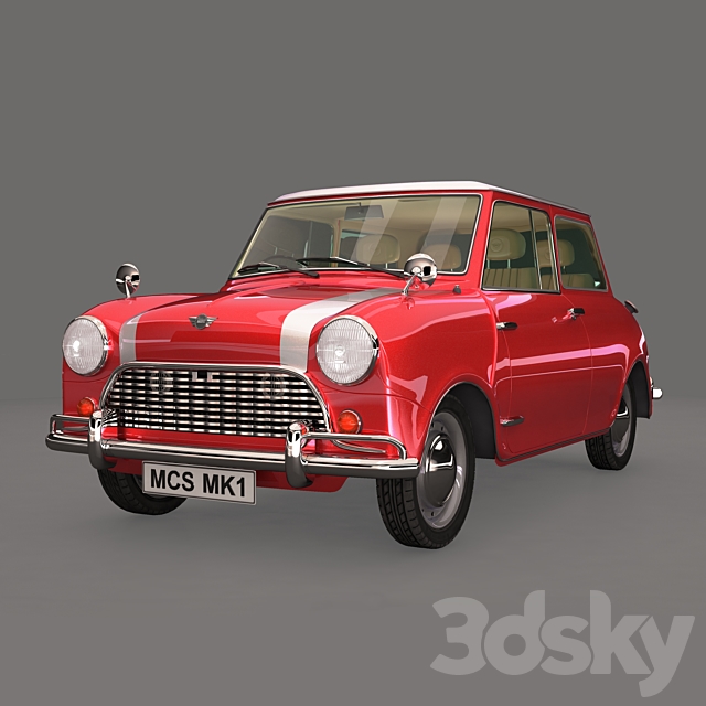 Mini Cooper S MK1 3DSMax File - thumbnail 1