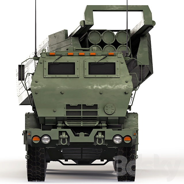 MLRS M142 HIMARS 2006 3DS Max Model - thumbnail 5