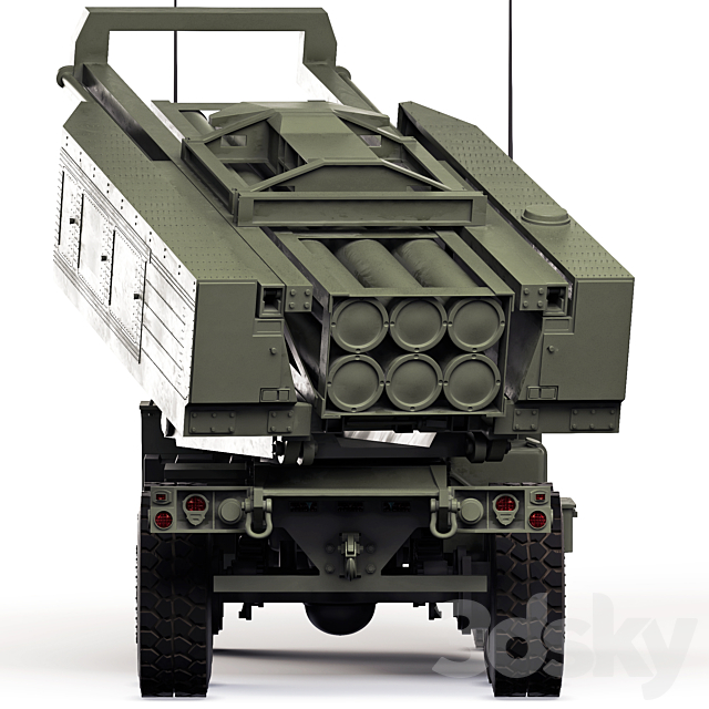 MLRS M142 HIMARS 2006 3DS Max Model - thumbnail 6