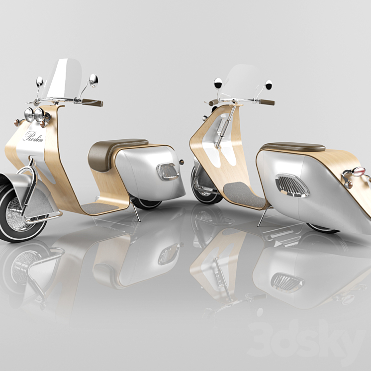 Moped 3DS Max - thumbnail 1