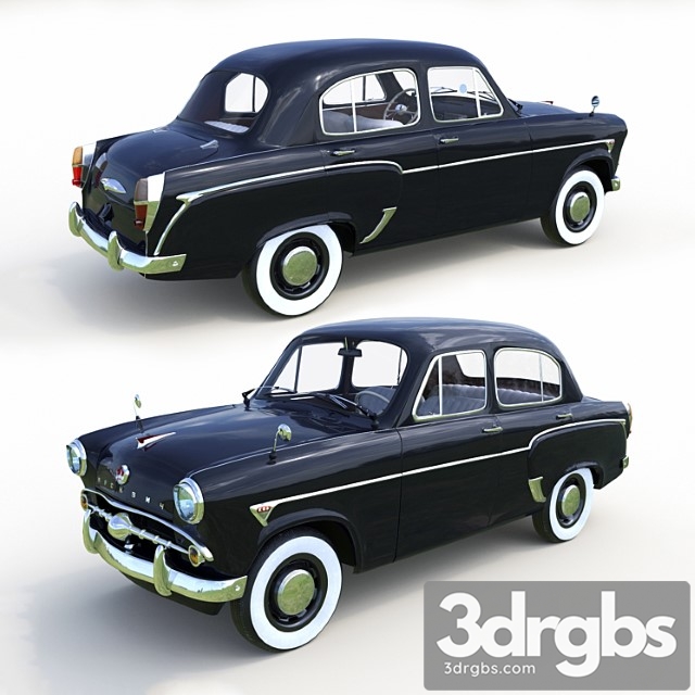 Moskvich 402 3dsmax Download - thumbnail 1