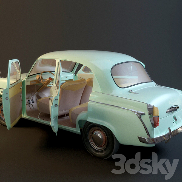 Moskvich 407 3DSMax File - thumbnail 1