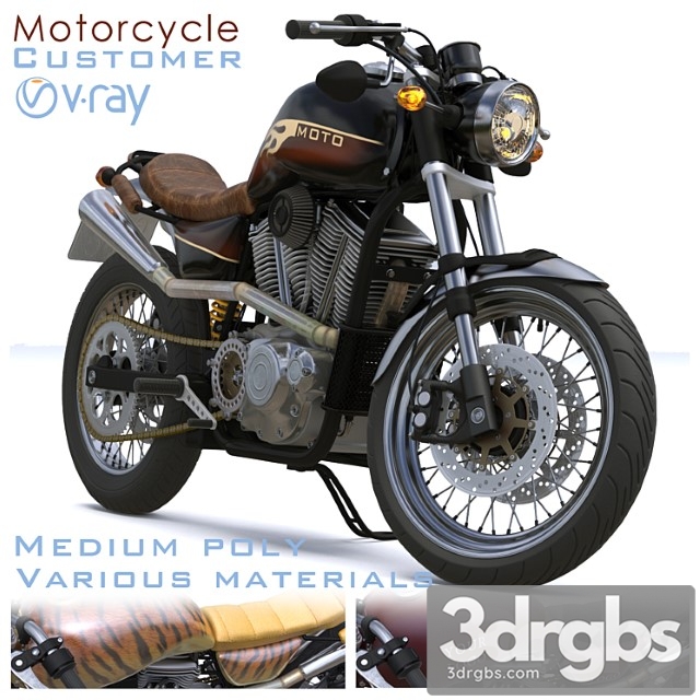 Motorcycle 3dsmax Download - thumbnail 1