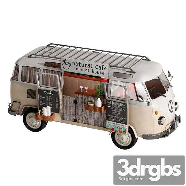 Natural Cafe Van 3dsmax Download - thumbnail 1