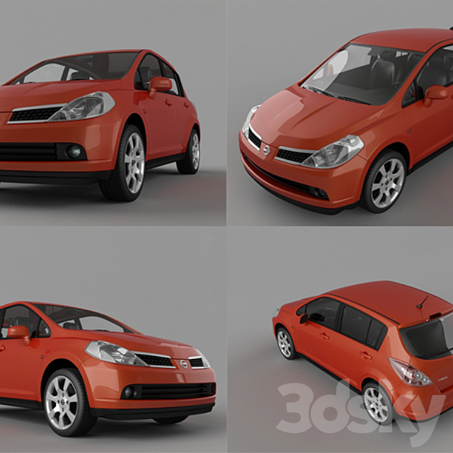 Nissan _ Tiida 3DSMax File - thumbnail 1