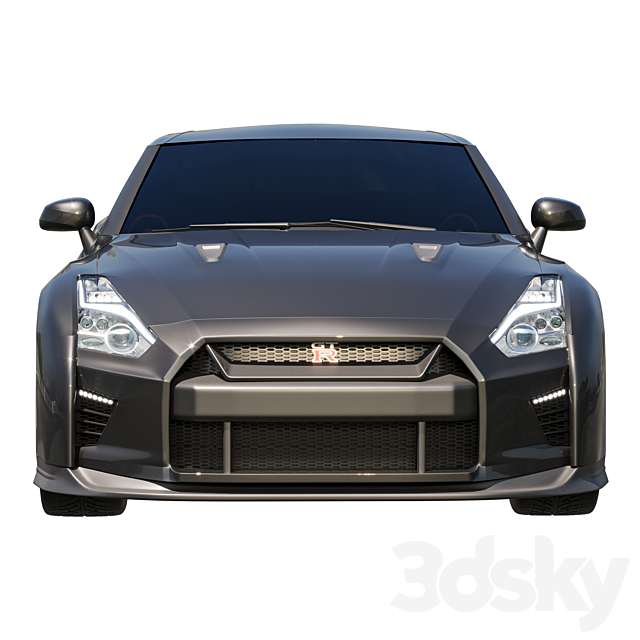 Nissan GTR R35 Godzilla 3ds Max - thumbnail 2