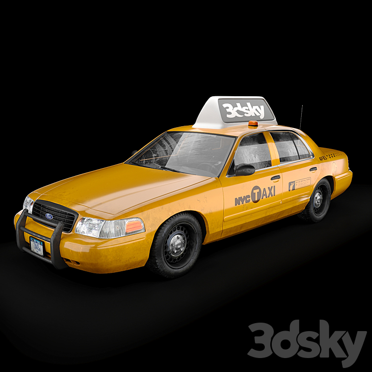 NY Taxi 3DS Max - thumbnail 1