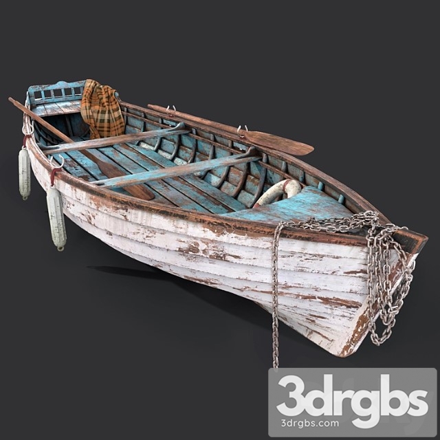 Old boat 3dsmax Download - thumbnail 1