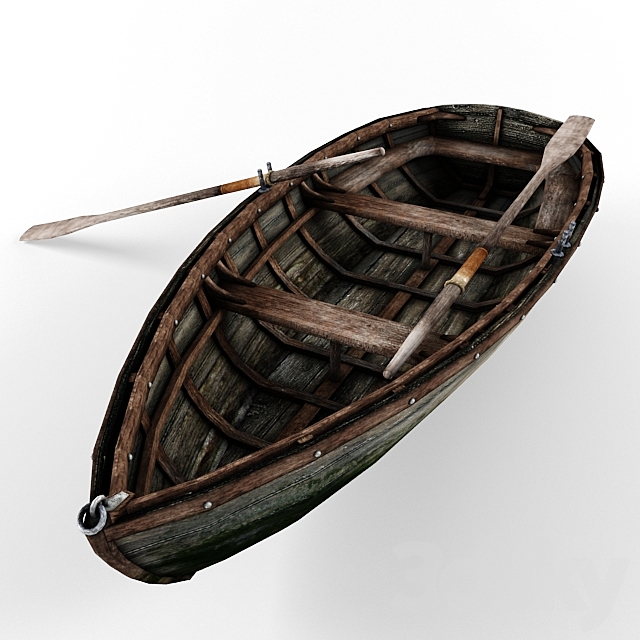 old boat 3DSMax File - thumbnail 1