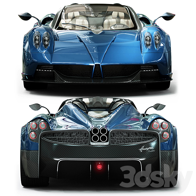 pagani_huayra 3DS Max Model - thumbnail 3