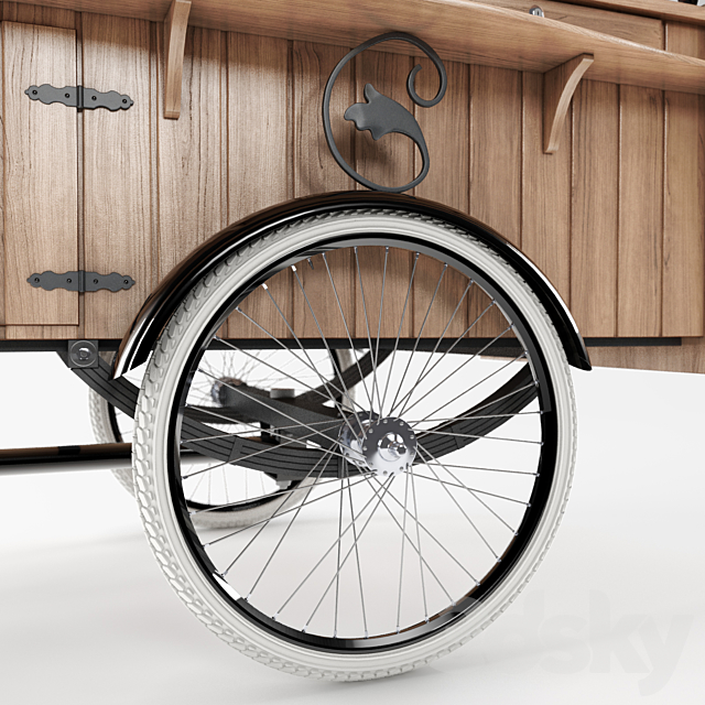 Pedicabs VELOPOINT MILANO 3DS Max Model - thumbnail 5