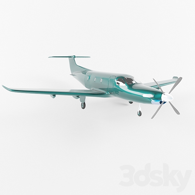 Pilotus PC-12 3DSMax File - thumbnail 1