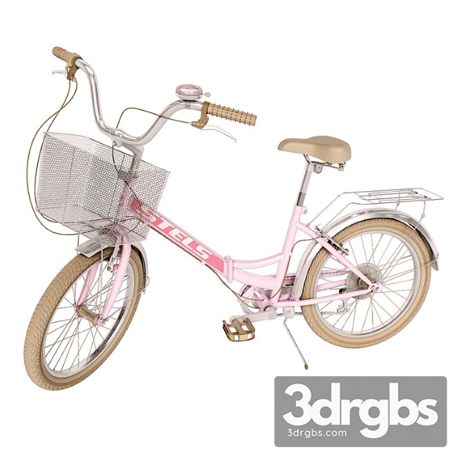 Pink folding bike stels pilot - thumbnail 1