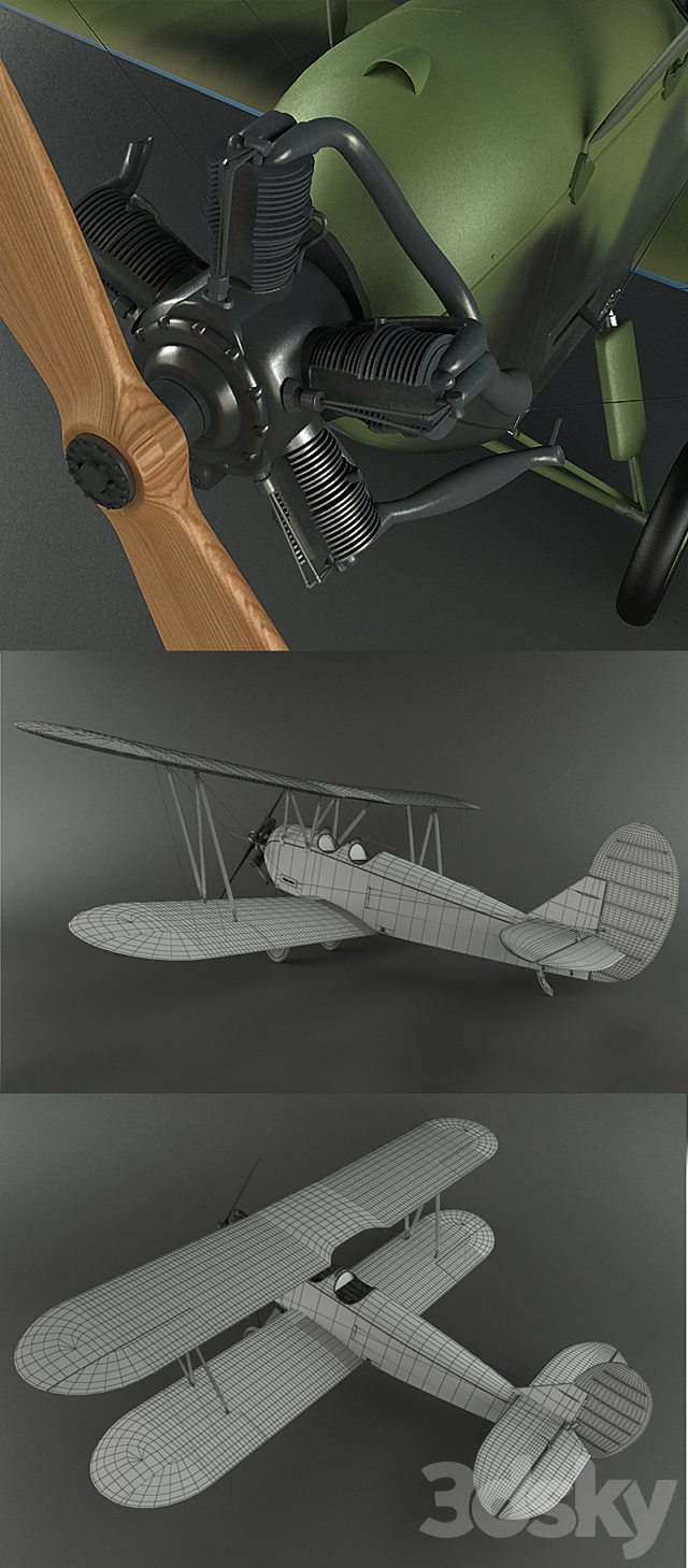 PO-2 3ds Max - thumbnail 3