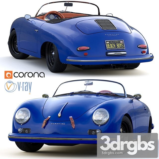 Porsche 356 a speedster 1956 - thumbnail 1